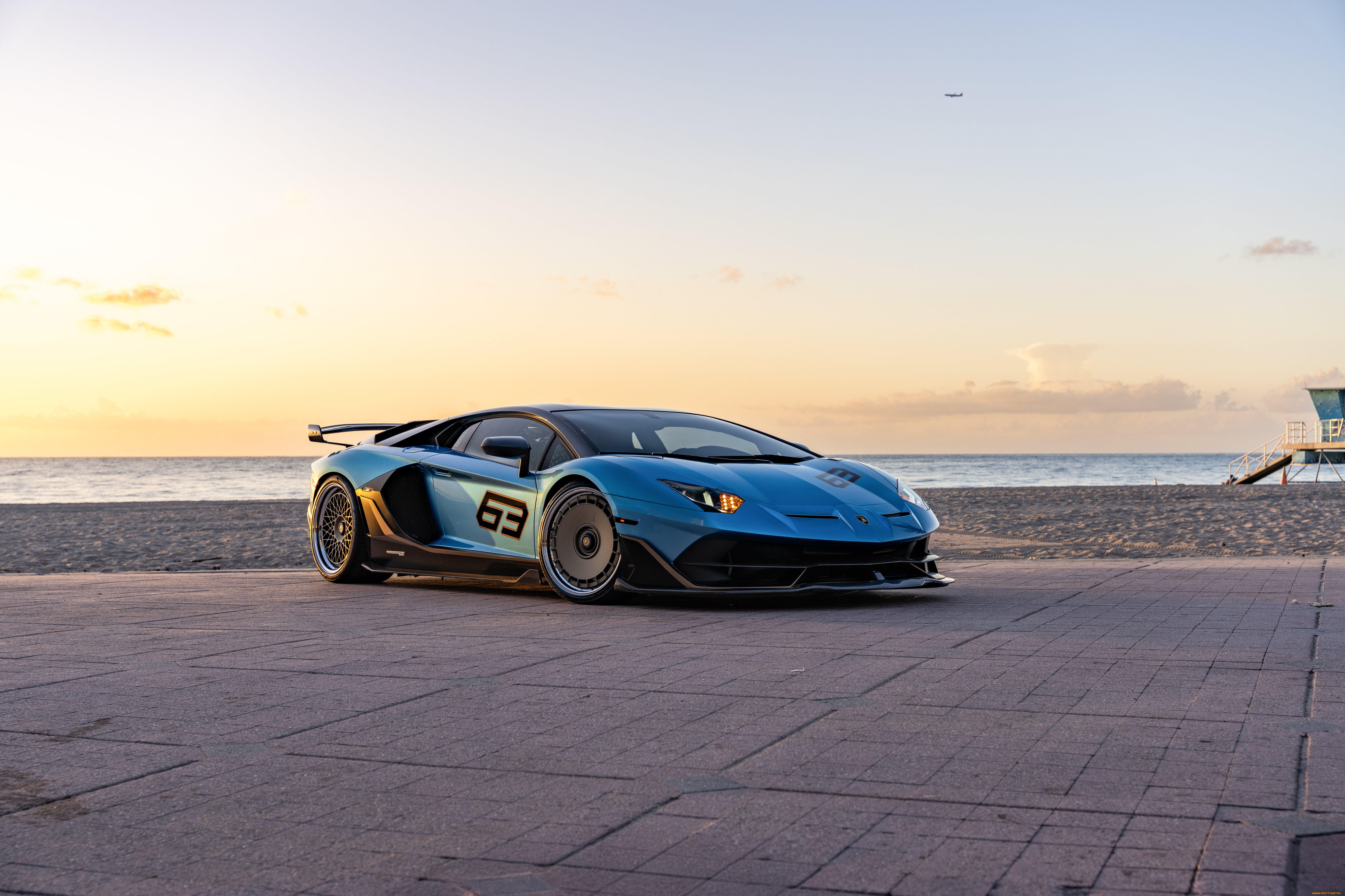 lamborghini aventador, , lamborghini, blue, supercar, aventador